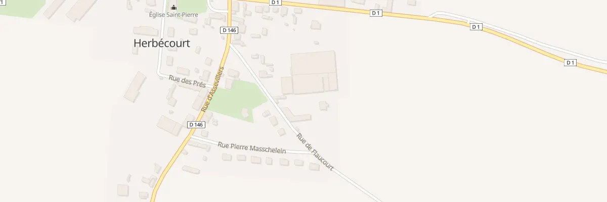 Plan du 5 Rue de Flaucourt à Herbécourt