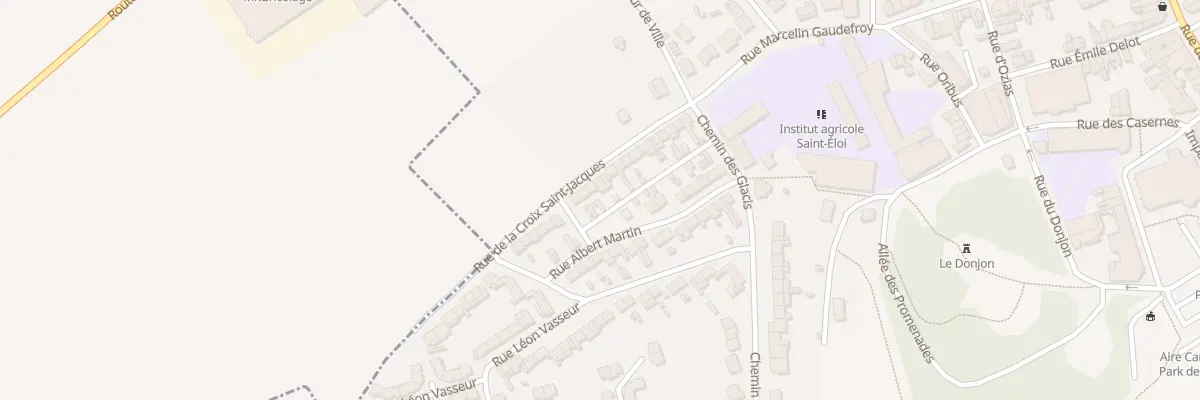 Plan du 23 Rue de la Croix Saint-Jacques à Bapaume