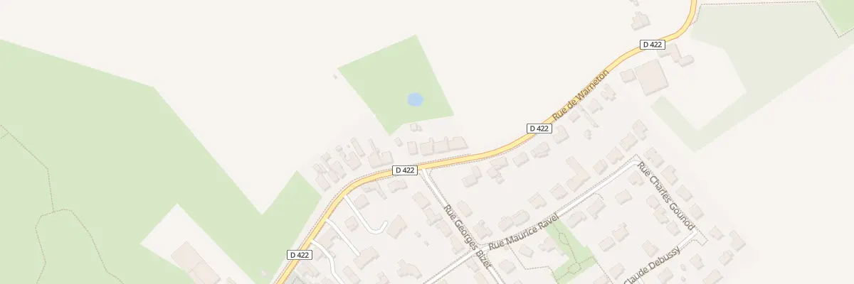 Plan du 433 Rue de Warneton à Nieppe