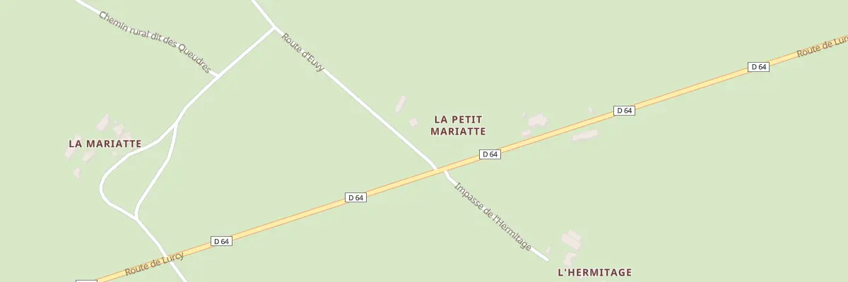 Plan du 5096 La Mariatte à Valigny