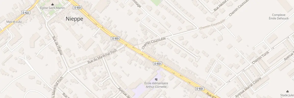 Plan du 359 Rue d’Armentieres à Nieppe