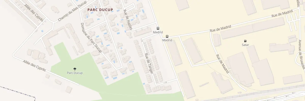 Plan du 11 Rue de Tanger à Perpignan