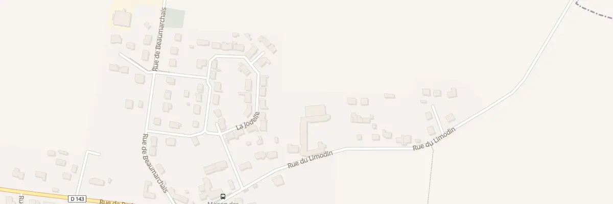 Plan du 15 Rue du Limodin aux Chapelles-Bourbon