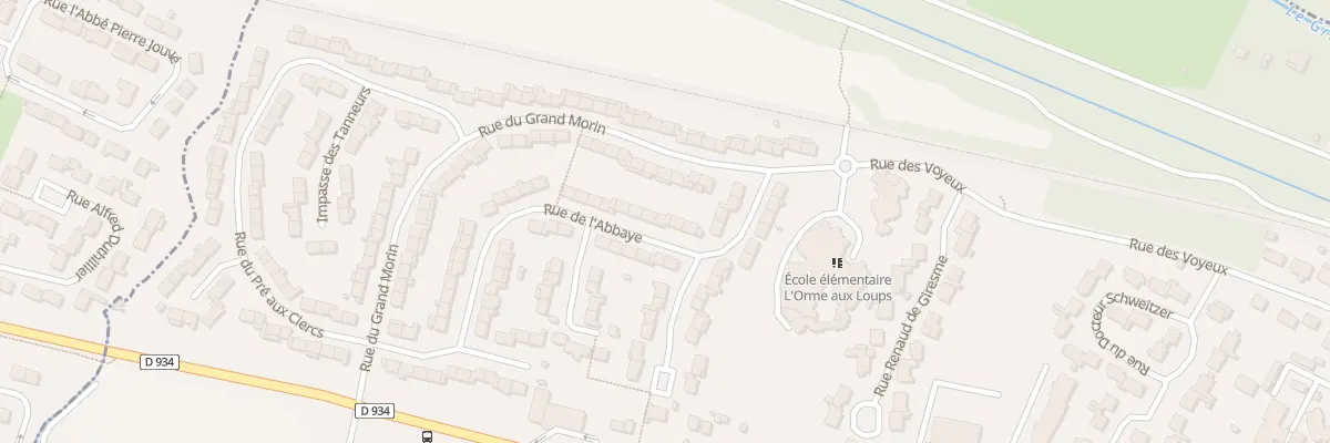 Plan du 45 Rue de l’Abbaye à Saint-Germain-sur-Morin