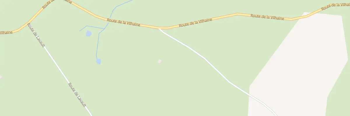 Plan du 1385 Rte de la Vilhaine à Theneuille