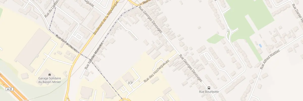 Plan du 22Q Rue Georges Devouges à Loison-sous-Lens