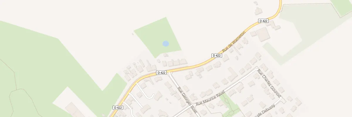 Plan du 449 Rue de Warneton à Nieppe