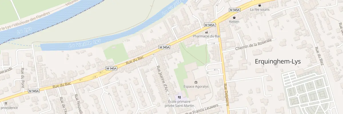 Plan du 145 Rue du Bac à Erquinghem-Lys