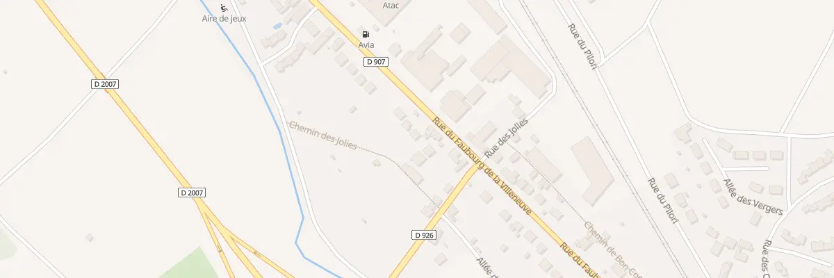 Plan du 71 Rue du Fbg de la Villeneuve à Bonny-sur-Loire