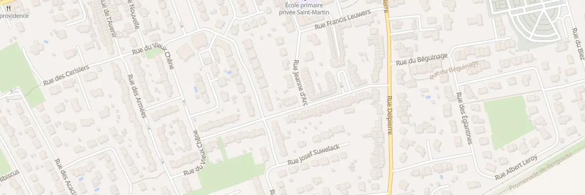 Plan du 38 Rue de la Grande Plaine à Erquinghem-Lys