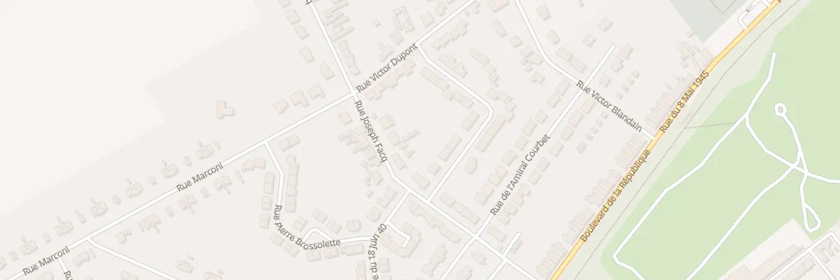 Plan du 8 Rue Joseph Facq à Vendin-le-Vieil