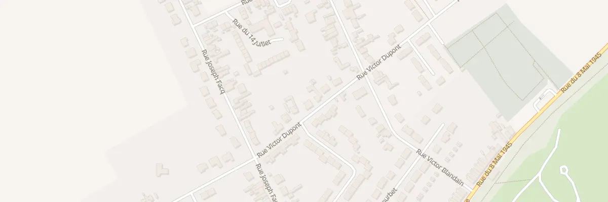 Plan du 7 Rue Victor Dupont à Vendin-le-Vieil