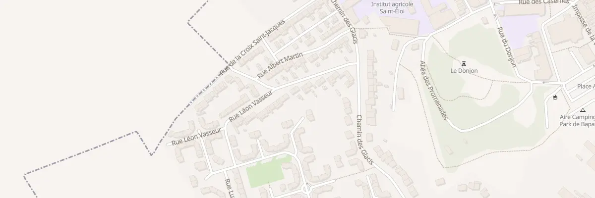 Plan du 15 Rue Paul Codos à Bapaume