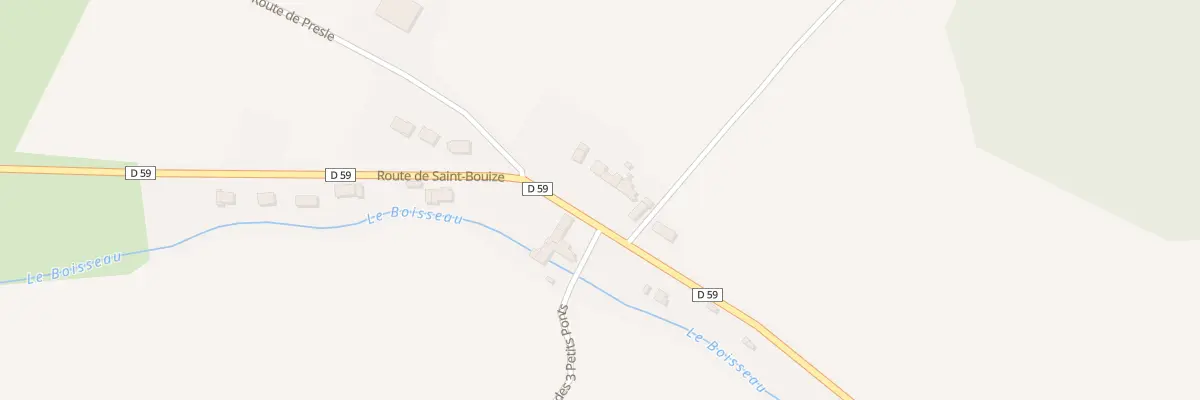 Plan du 77 Rte de St Bouize à Vinon