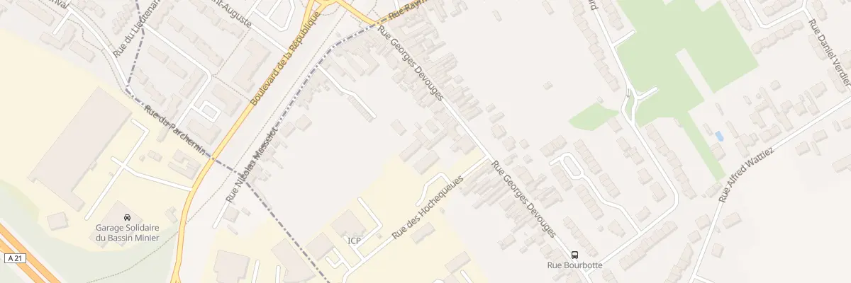 Plan du 22B Rue Georges Devouges à Loison-sous-Lens