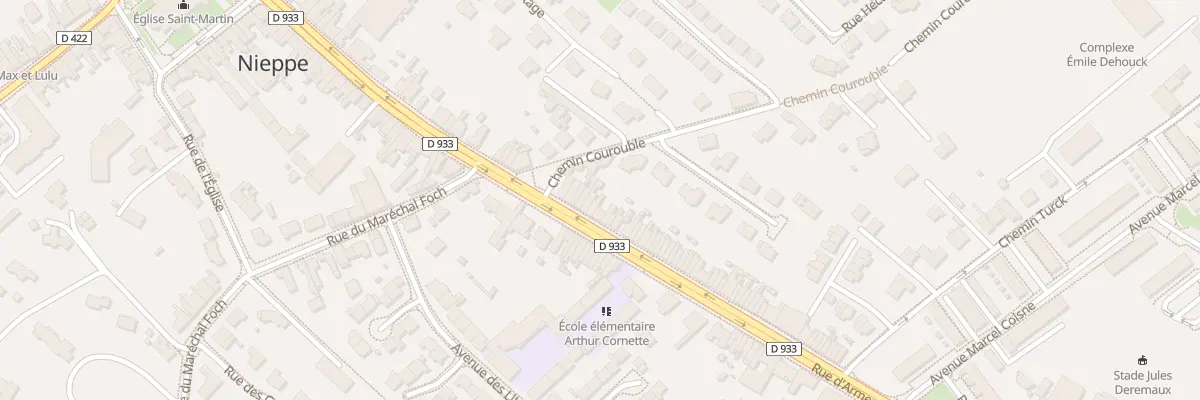 Plan du 385 Rue d’Armentieres à Nieppe
