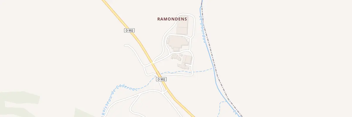 Plan du 5504 Les Ramondens à Camarès