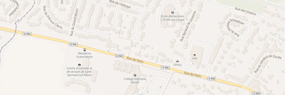 Plan du 56T Rue de Paris à Saint-Germain-sur-Morin