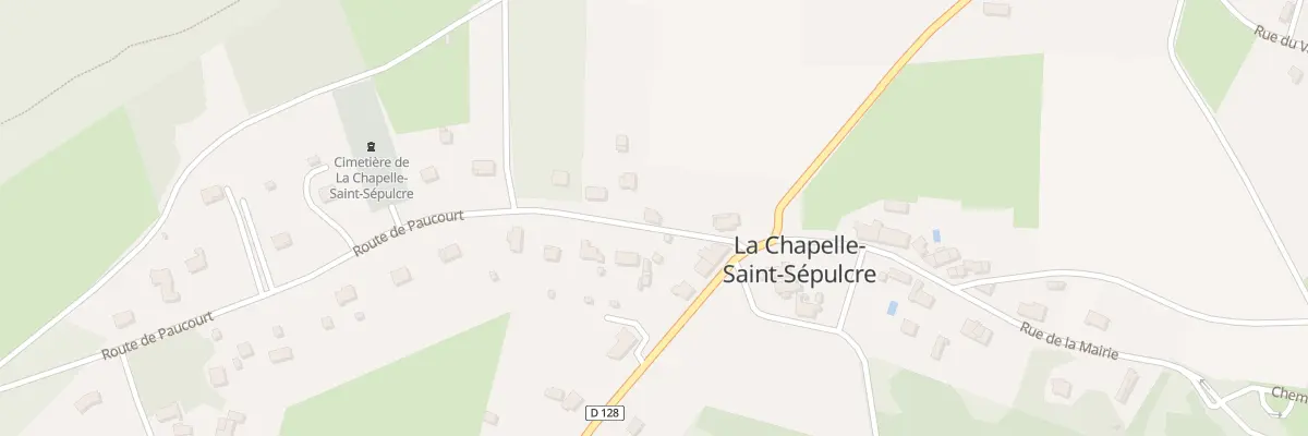 Plan du 64 Rte de Paucourt à La Chapelle-Saint-Sépulcre