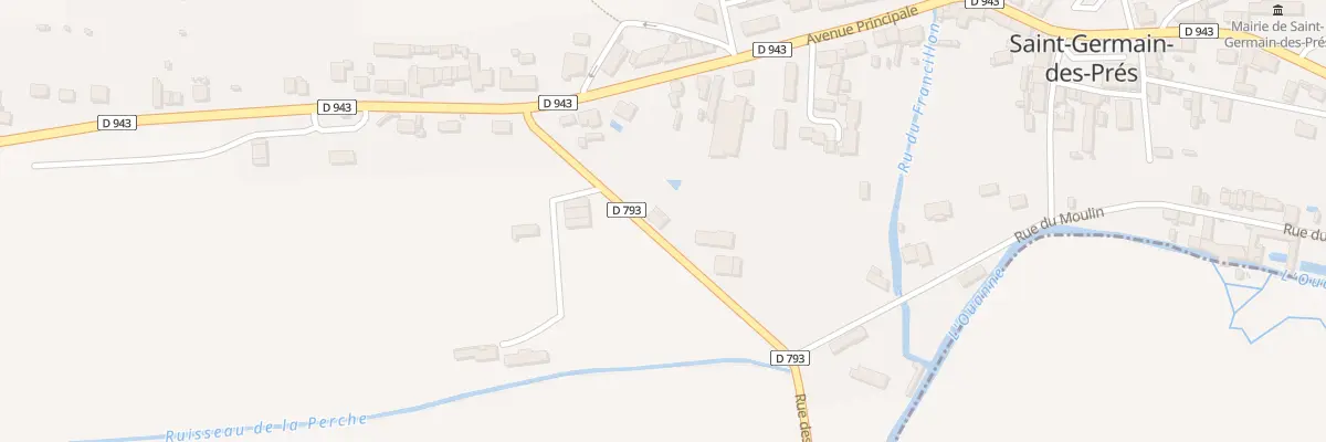 Plan du 7 Rue des Anciens Combattants à Saint-Germain-des-Prés