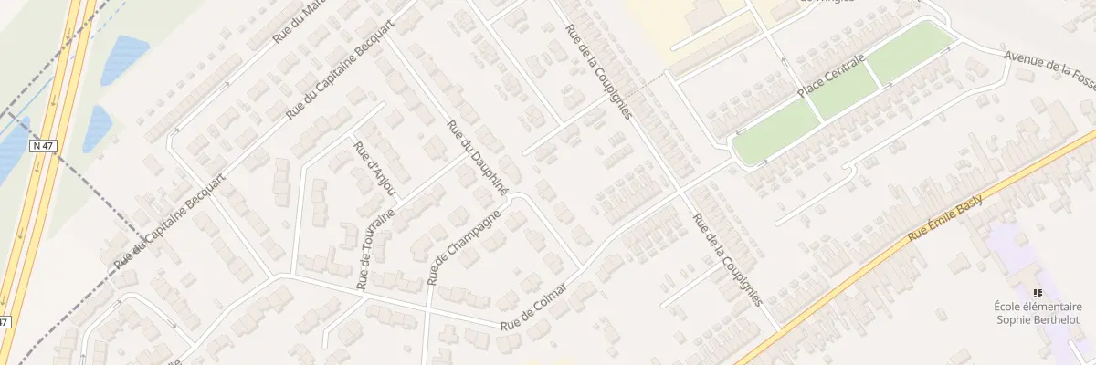 Plan du 12 Rue d’Auvergne à Wingles