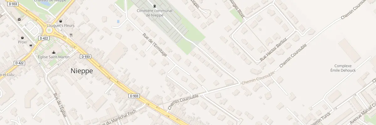 Plan du 319 Rue de l’Ermitage à Nieppe