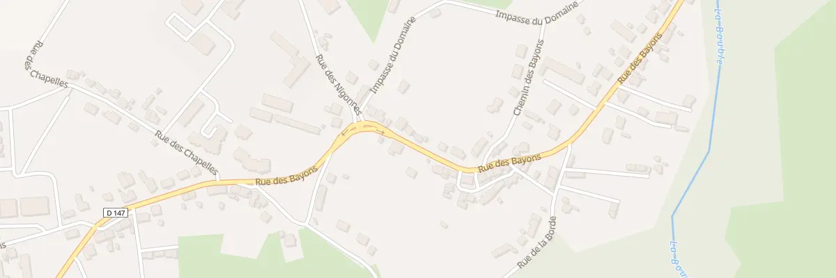 Plan du 65 Rue des Bayons à Saint-Éloy-les-Mines
