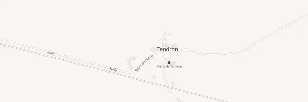 Plan du 5A Le Bourg à Tendron
