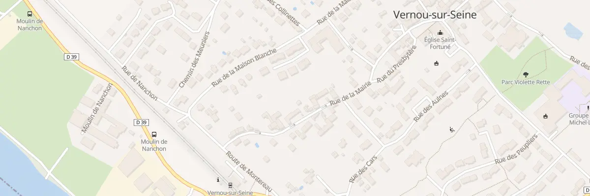 Plan du 13 Rue de la Mairie à Vernou-la-Celle-sur-Seine