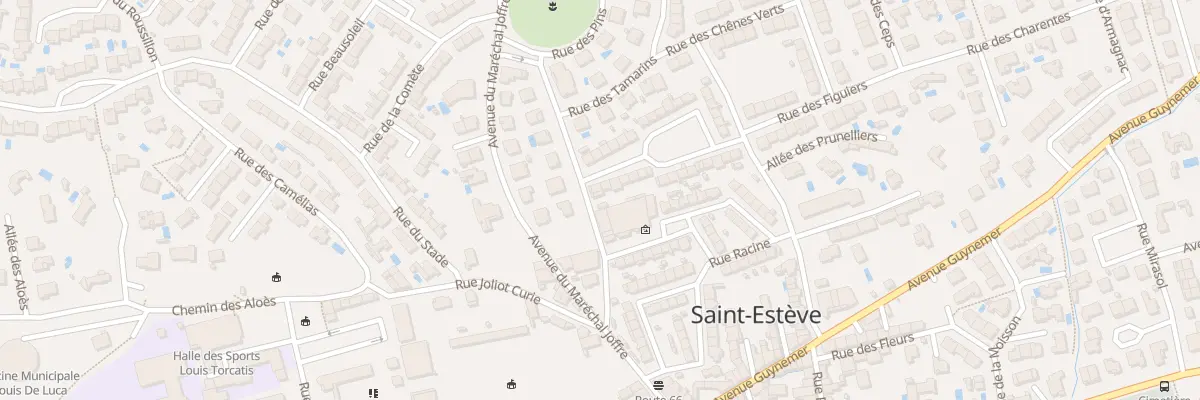 Plan du 2 Rue des Amandiers à Saint-Estève