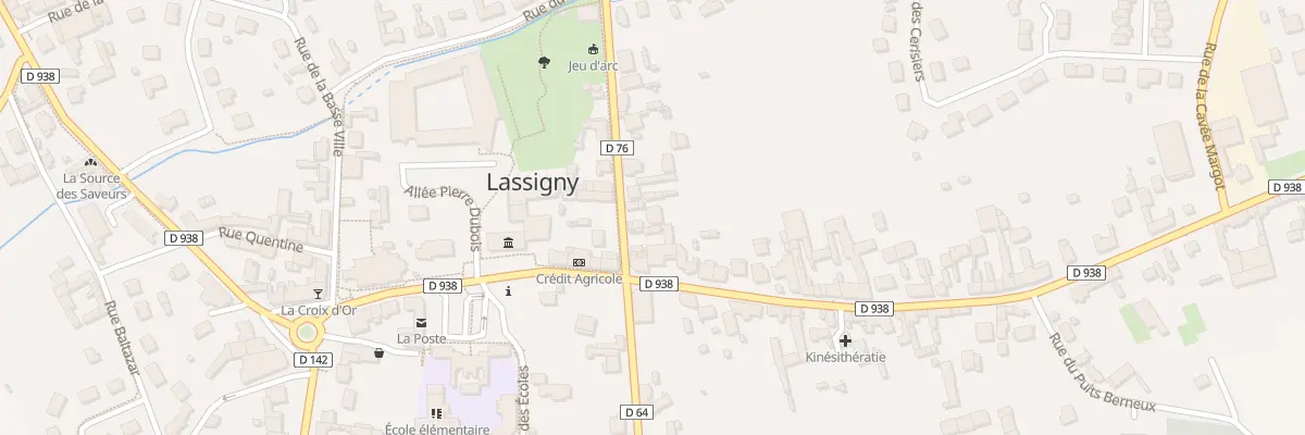 Plan du 4 Rue du Rhonel à Lassigny