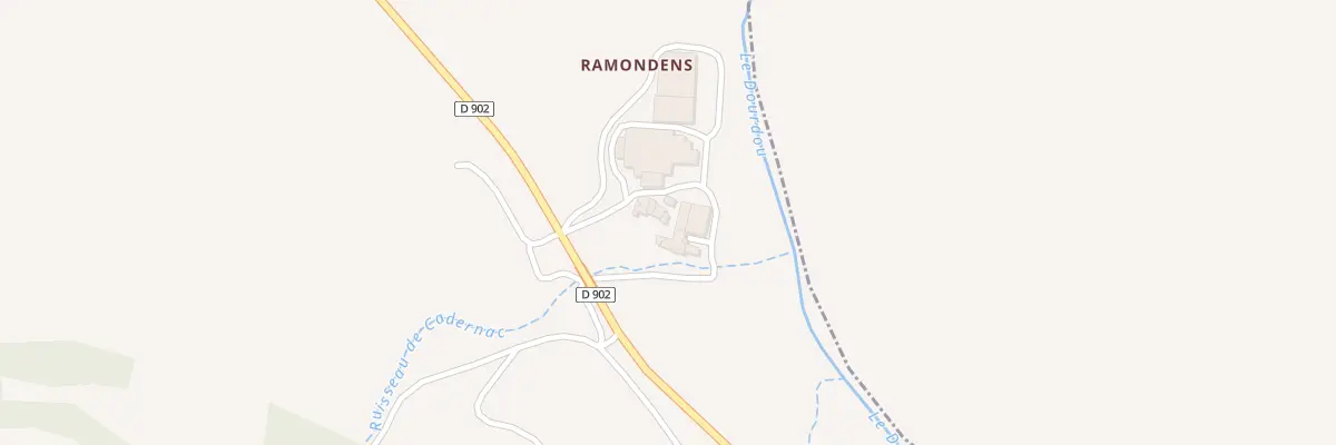 Plan du 5504B Les Ramondens à Camarès