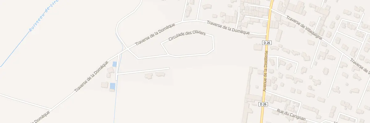 Plan du 20 Circulade des Oliviers à Canet