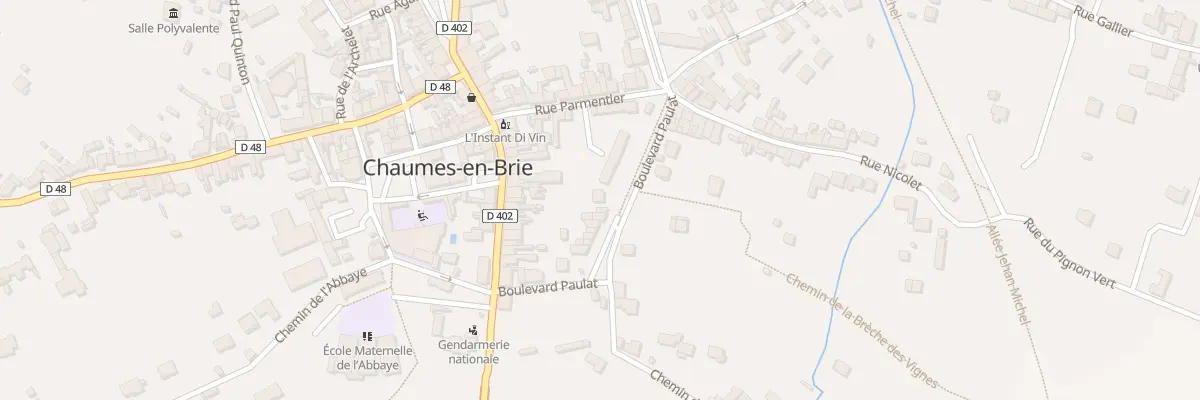 Plan du 11 Bd Paulat à Chaumes-en-Brie
