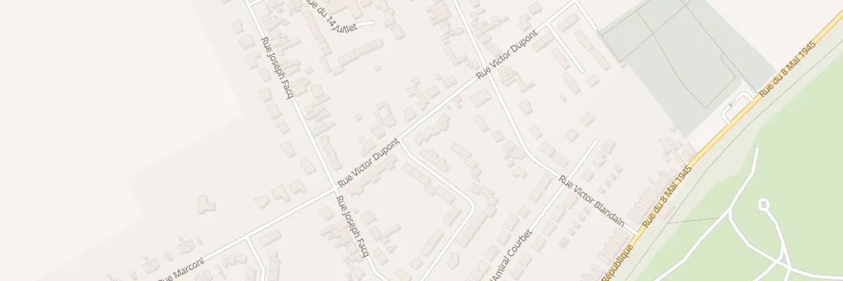 Plan du 14 Rue Victor Dupont à Vendin-le-Vieil