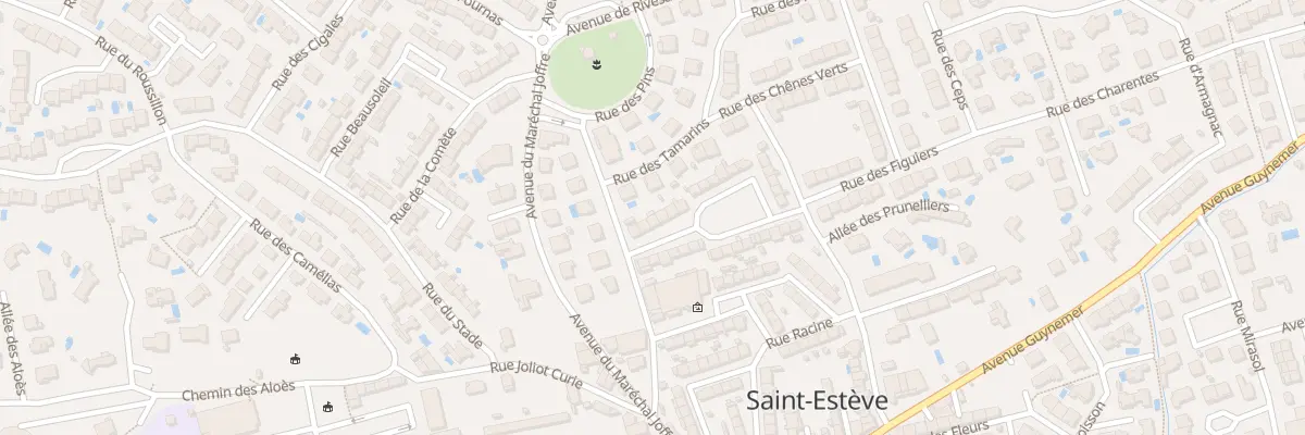 Plan du 5 Rue des Amandiers à Saint-Estève