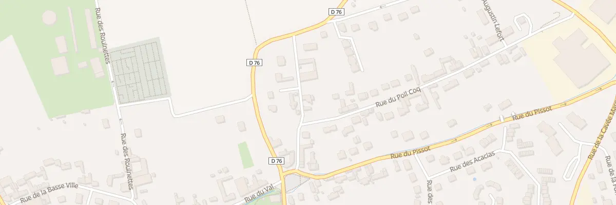 Plan du 2 Rue de la Chapelle St Genet à Lassigny
