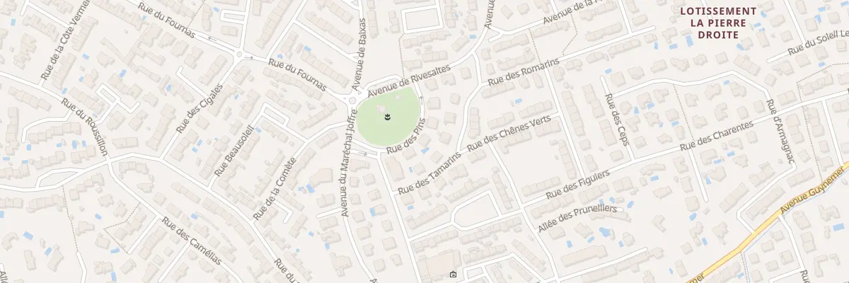 Plan du 6 Rue des Pins à Saint-Estève