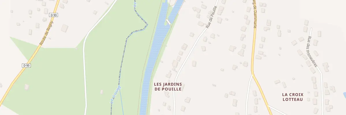 Plan du 38 Rue de Peuille à Châtillon-Coligny