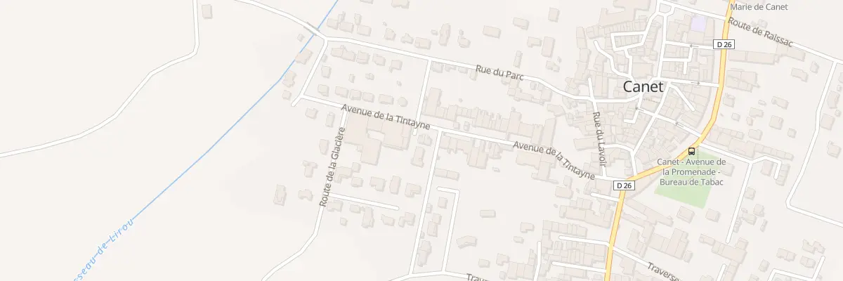 Plan du 27C Av de la Tintaine à Canet