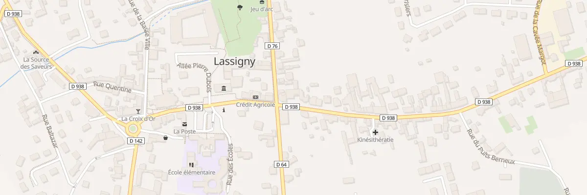 Plan du 3 Rue de la Maladrerie à Lassigny
