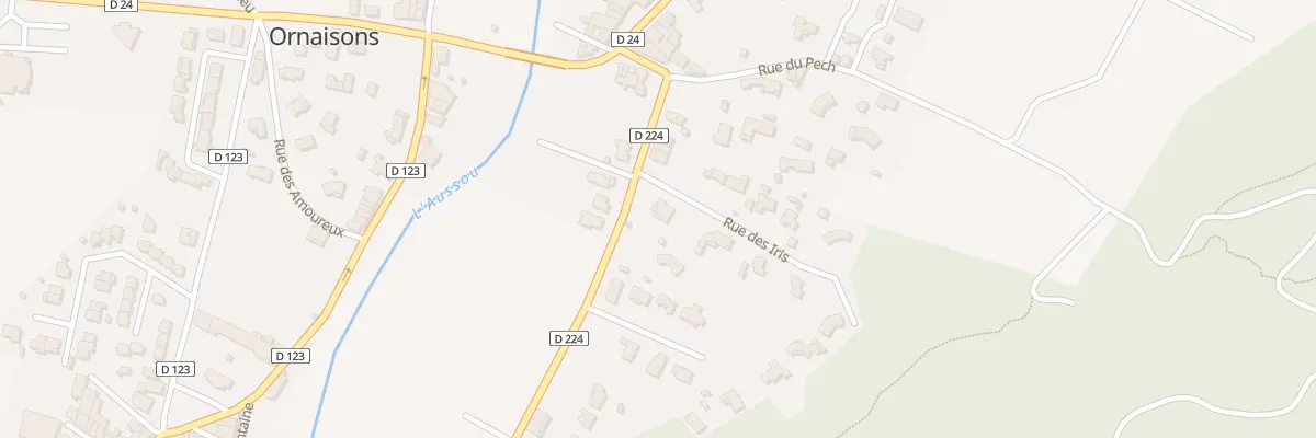 Plan du 2 Rue des Iris à Ornaisons