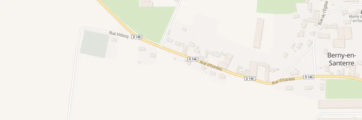 Plan du 11 Rue d’Estrées à Berny-en-Santerre