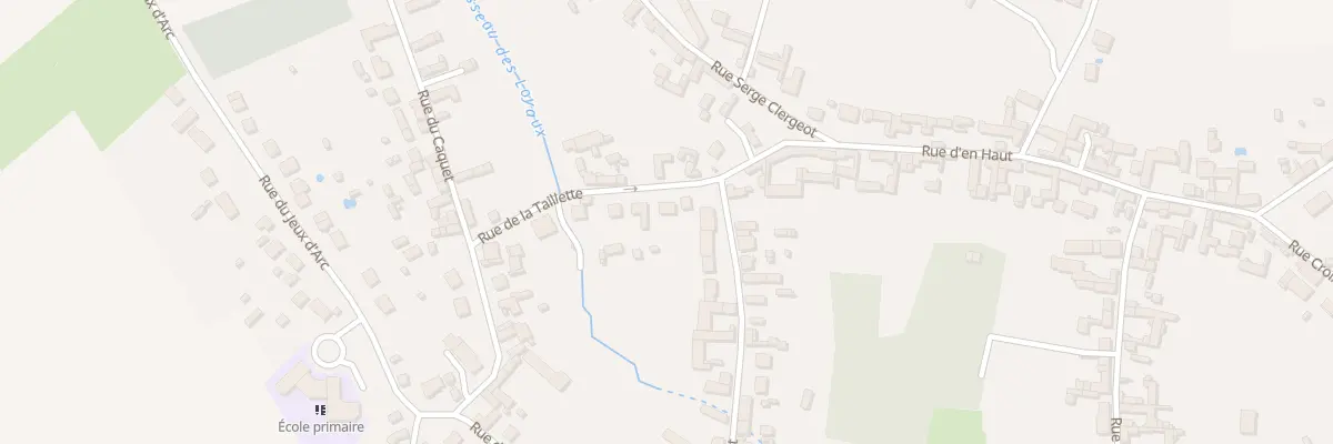 Plan du 28 Rue de la Taillette à Chevincourt