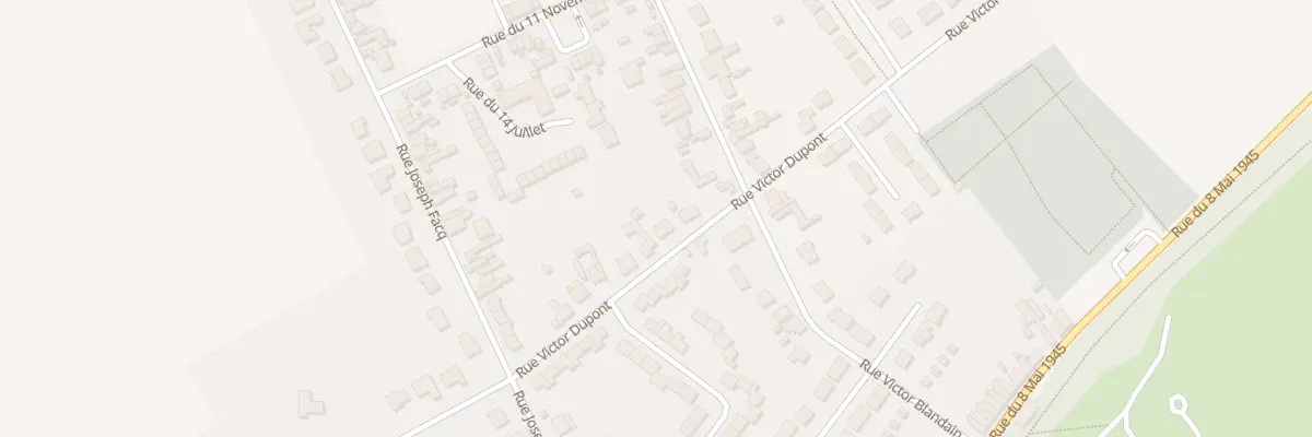 Plan du 11 Rue Victor Dupont à Vendin-le-Vieil