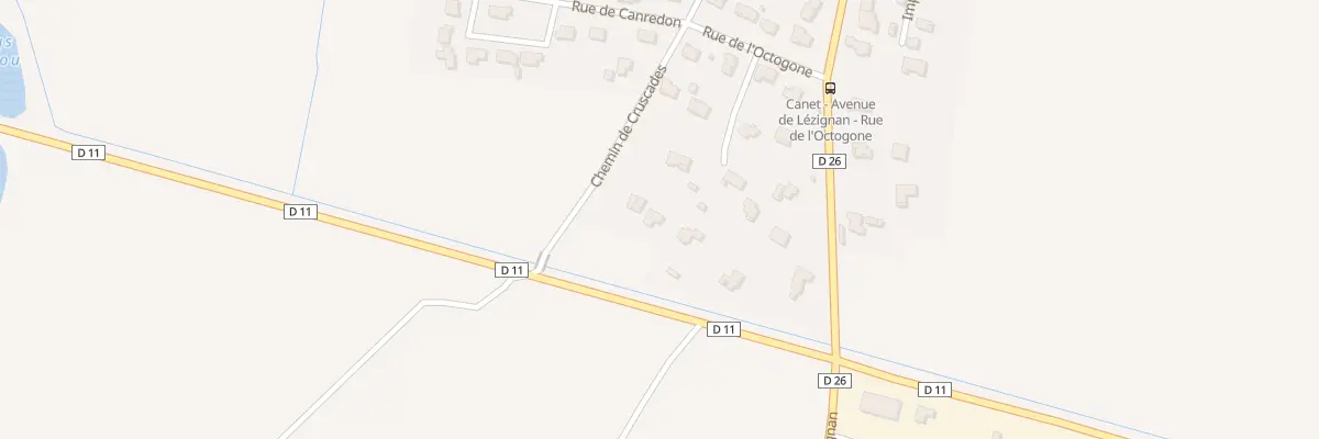Plan du 9 Che de Cruscades à Canet