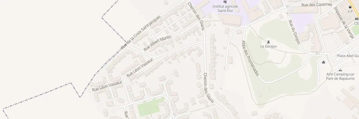 Plan du 9 Rue Paul Codos à Bapaume