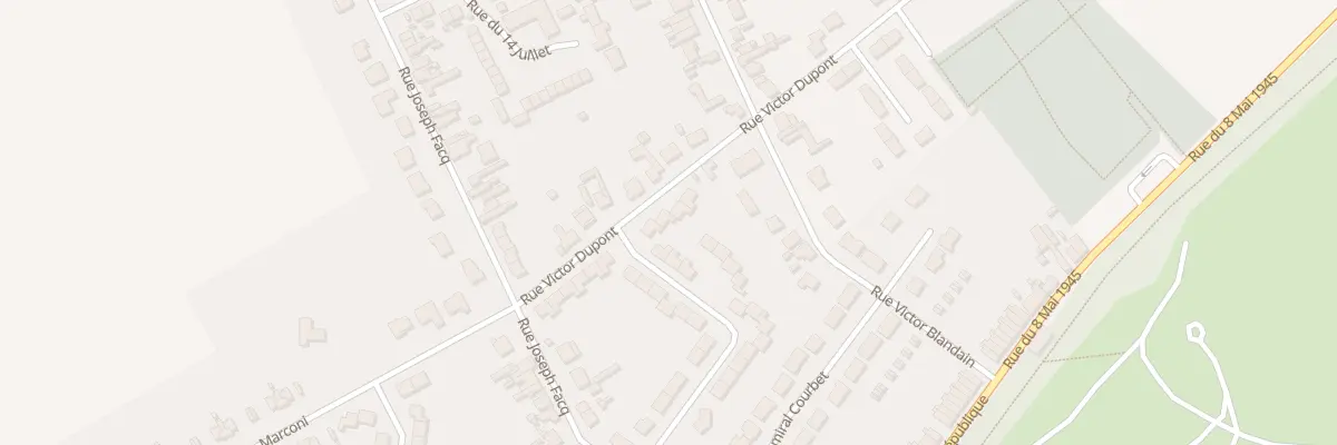 Plan du 16 Rue Victor Dupont à Vendin-le-Vieil