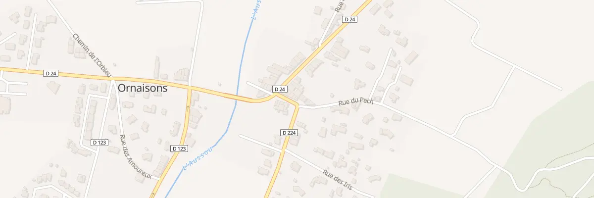 Plan du 354 Av du Pech Ouest à Ornaisons