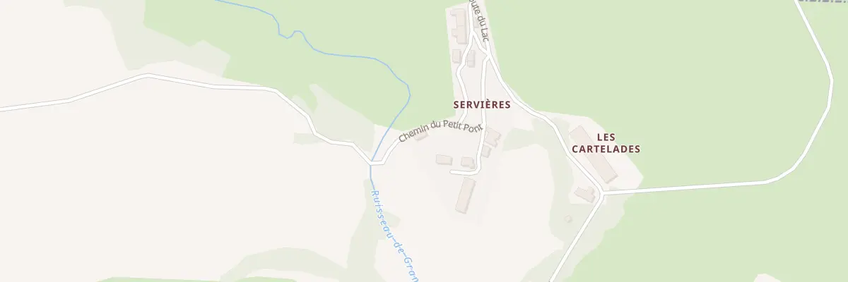 Plan du 5109 Servieres à Orcival
